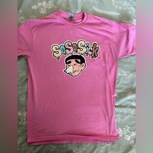 SoSo Sick Pink Graphic T-Shirt